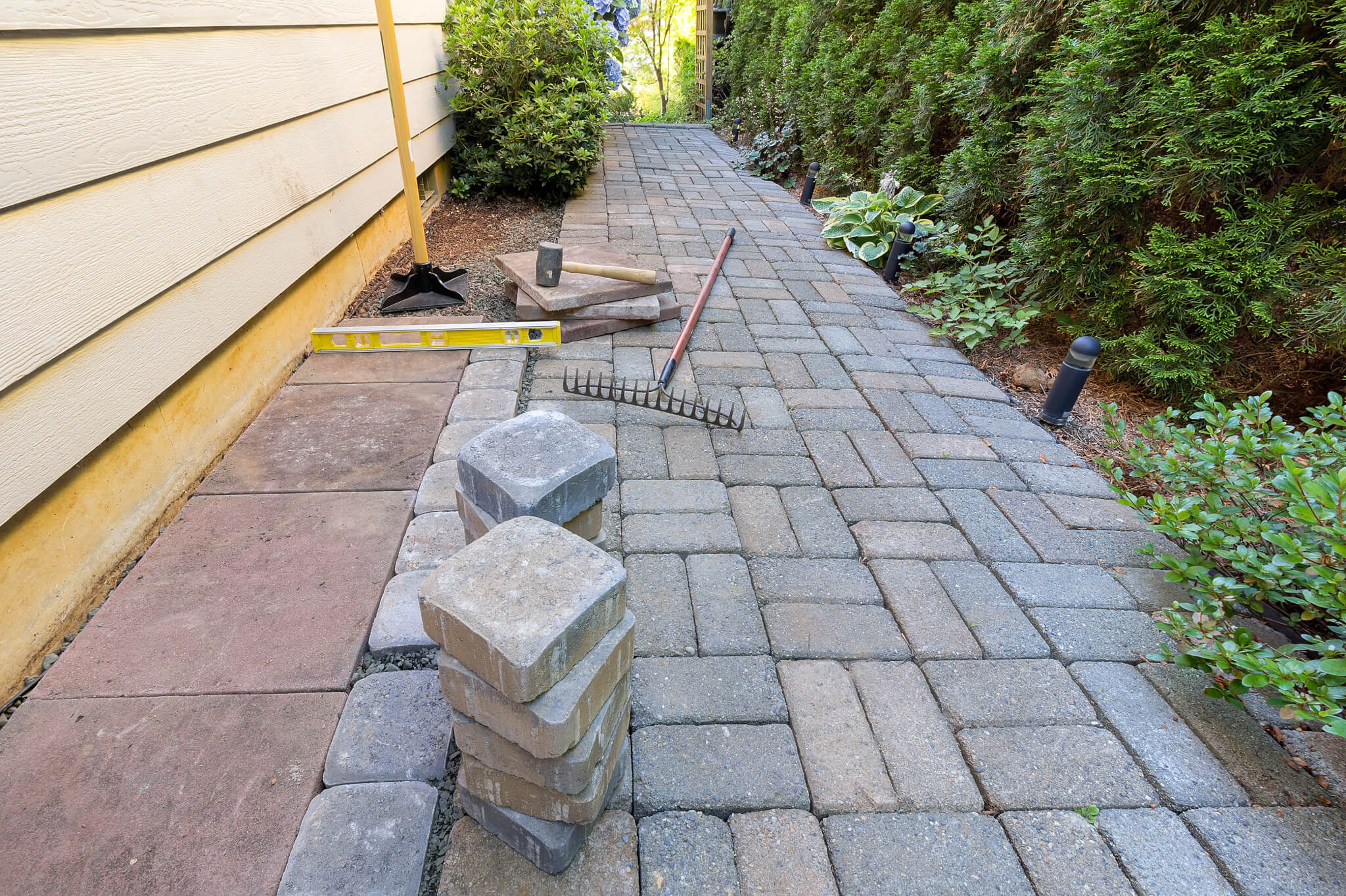 Hardscaping in Brokenarrow project 3