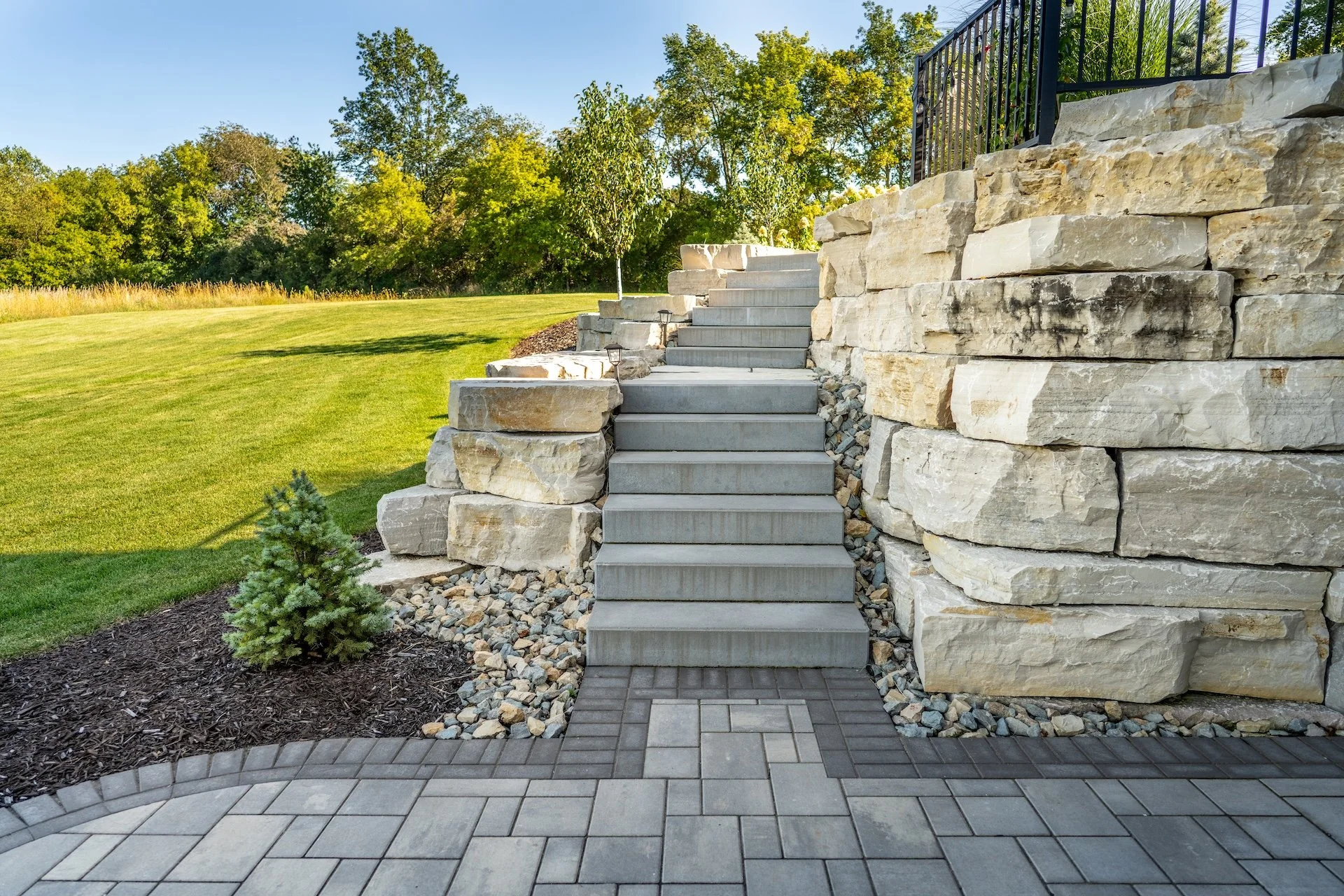 Outdoor Steps & Stairs in Brokenarrow project 3