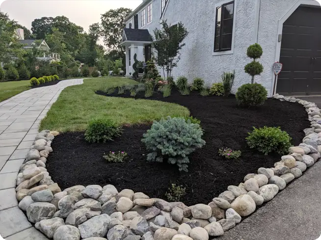 Mulch Installation in Brokenarrow project 5