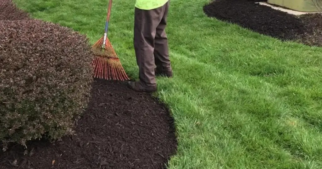 Mulch Installation in Brokenarrow project 7
