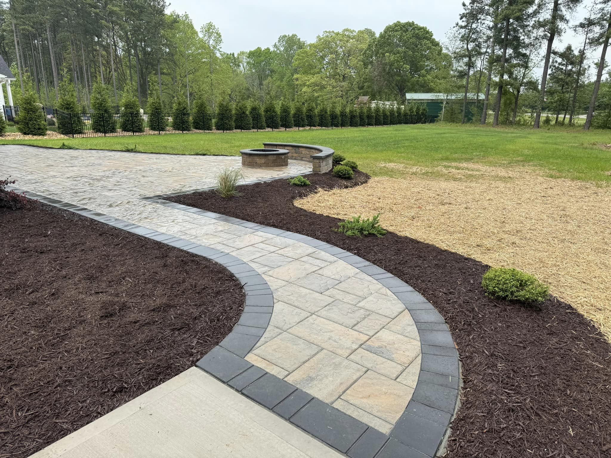 Mulch Installation in Brokenarrow project 8